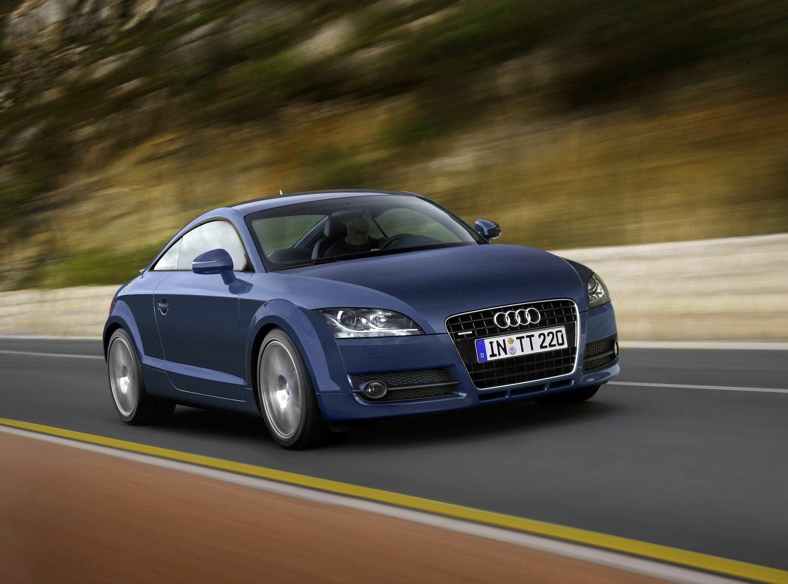 Audi TT Coupé, second generation (pictured in motion).
