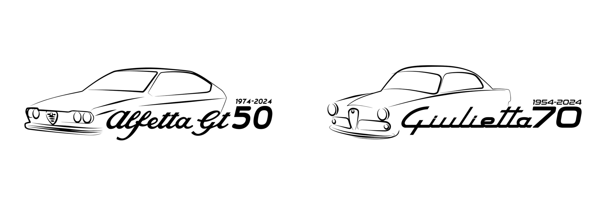 Aniversario AR Giulietta y AR Alfetta GT