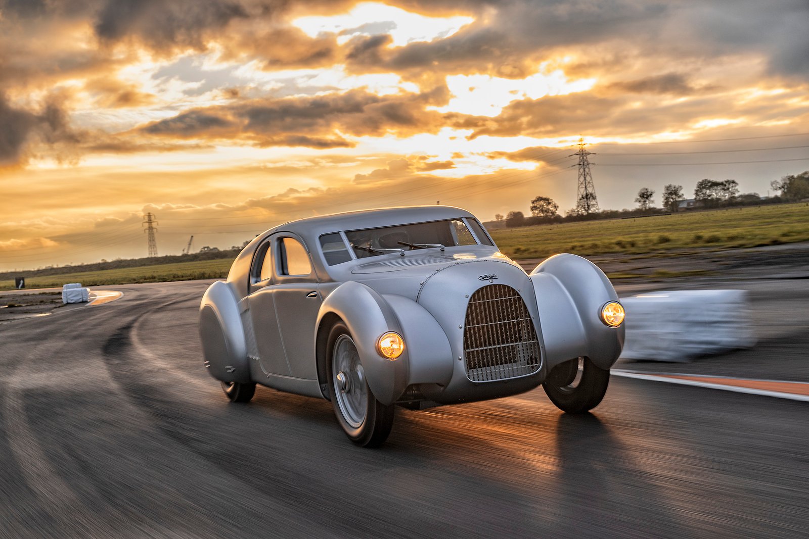 Imagined over 90 years ago, now brought to life: Audi Tradition presents the Auto Union Type 52 Schnellsportwagen at the Goodwood Festival of Speed 2024.