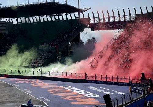 AUTODROMO HERMANOS RODRIGUEZ, MEXICO - JANUARY 14: ABB FIA Formula E World Championship during the Mexico City ePrix at Autodromo Hermanos Rodriguez on Saturday January 14, 2023 in Mexico City, Mexico. (Photo by Simon Galloway / LAT Images)